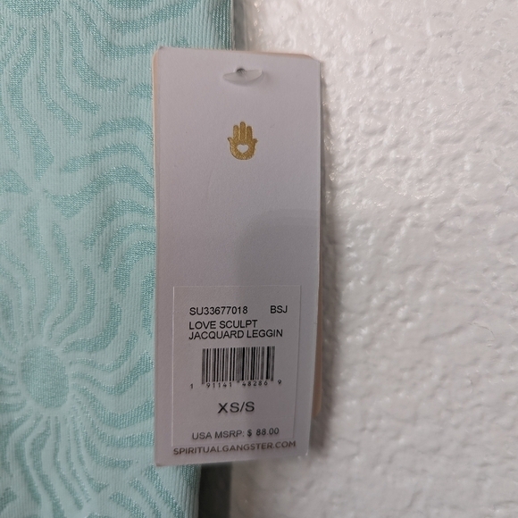 NWT Spiritual Gangster Love Sculpt Jacquard Legging - Picture 2 of 3